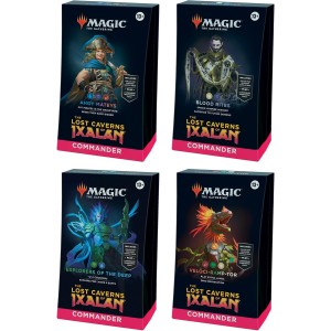 Magic The Gathering The Lost Caverns of Ixalan Commander Deck Bundle – Includes All 4 Decks (Ahoy Mateys, Blood Rites, Explorers of The Deep, Veloci-ramp-tor)