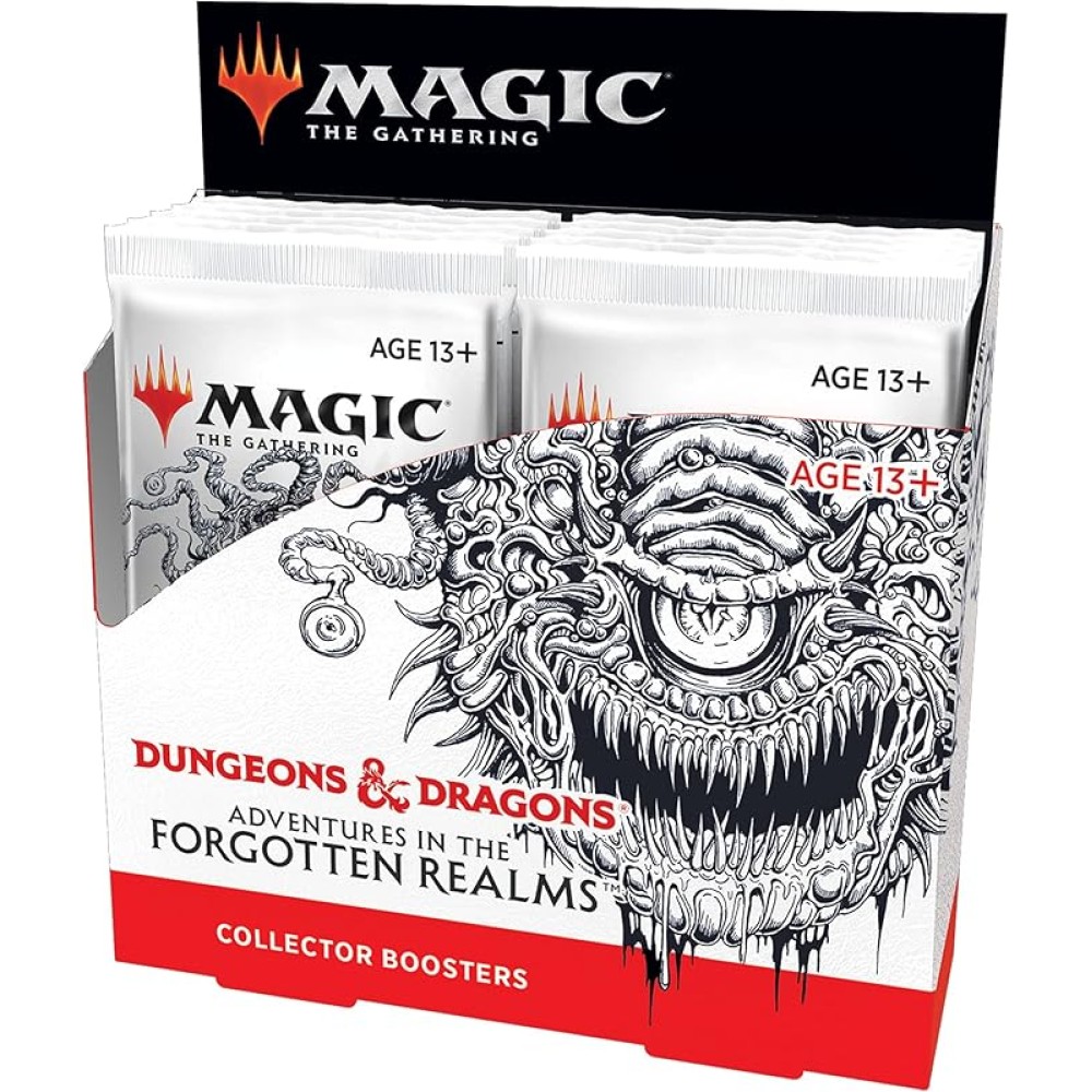 Magic The Gathering Adventures in the Forgotten Realms Collector Booster Box  12 Packs (180 Magic Cards)