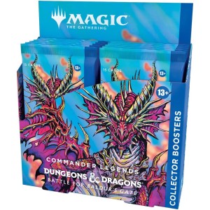 Magic The Gathering Commander Legends Battle for Baldur’s Gate Collector Booster Box  12 Packs (180 Magic Cards)