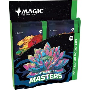 Magic The Gathering Commander Masters Collector Booster Box - Multi-Color, 4 Packs (60 Cards)